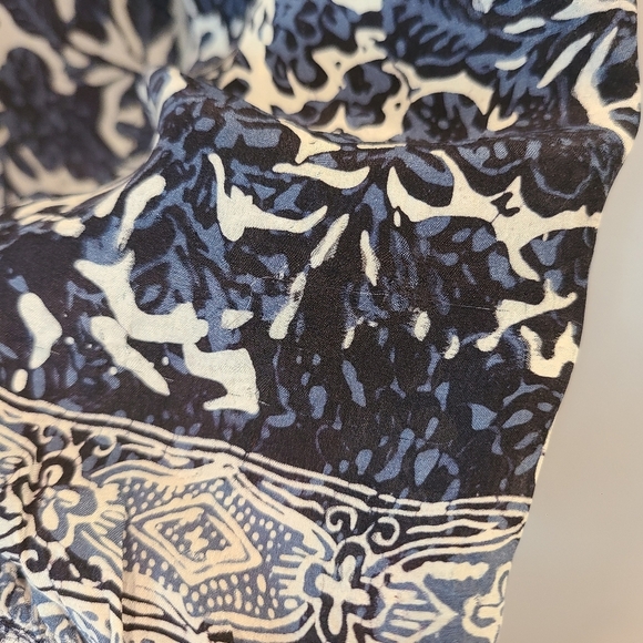 Natalie Martin Stevie Blue Print Silk Dress - Picture 6 of 9